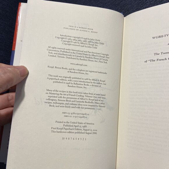 The French Chef Cookbook ~ Julia Child 1998 ~ Very Good Condition - Picture 2 of 3